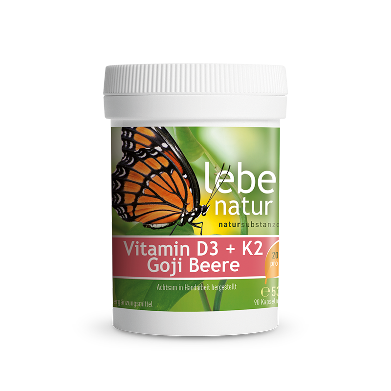 Vitamin D3 + K2 + Goji Beere 90er